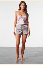 ETAM - גופיית סאטן BROOKLIN סגול לילך - MASHBIR//365