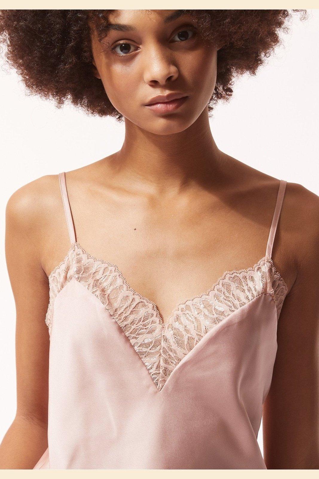 ETAM - גופיית סאטן BROOKLIN ורוד בהיר - MASHBIR//365