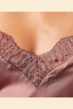 ETAM - גופיית סאטן BROOKLIN ורוד עתיק - MASHBIR//365