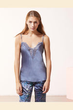 ETAM - גופיית סאטן בשילוב תחרה KARMA סגלגל - MASHBIR//365