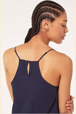 ETAM - גופיית סאטן ENNA נייבי - MASHBIR//365