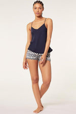 ETAM - גופיית סאטן ENNA נייבי - MASHBIR//365