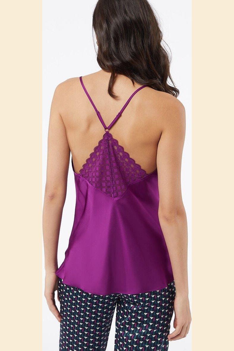 ETAM - גופיית סאטן JADE סגולה - MASHBIR//365