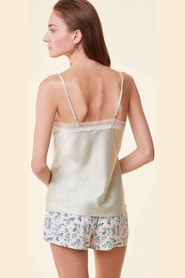 ETAM - גופיית סאטן LANETH ירוק מנטה - MASHBIR//365