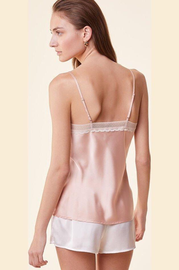 ETAM - גופיית סאטן LANETH ורוד בהיר - MASHBIR//365