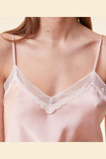 ETAM - גופיית סאטן LANETH ורוד בהיר - MASHBIR//365