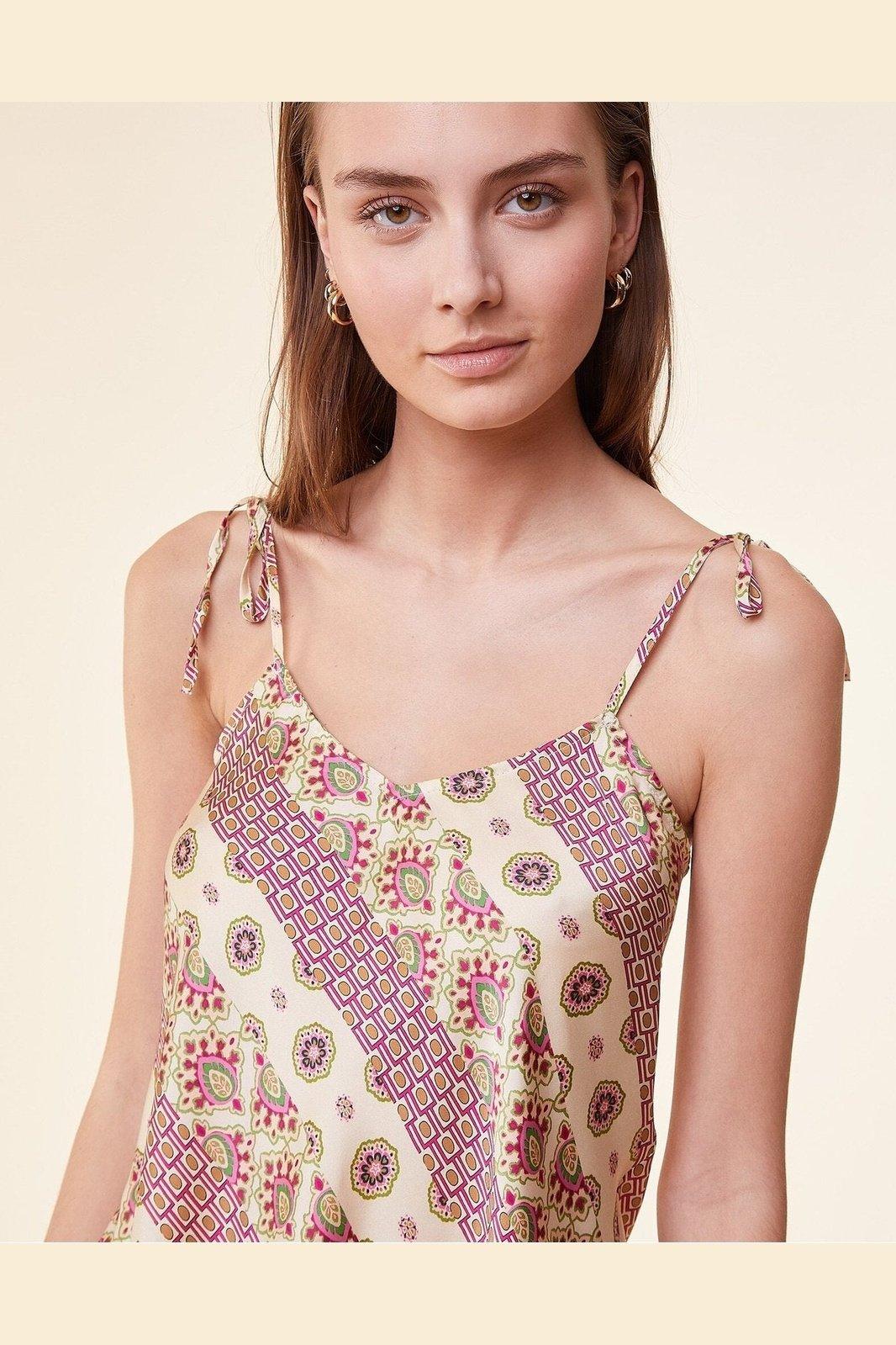 ETAM - גופיית סאטן PATCHY צבעונית - MASHBIR//365