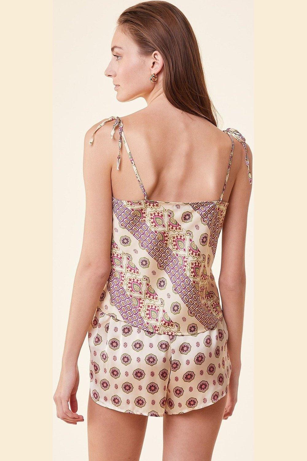 ETAM - גופיית סאטן PATCHY צבעונית - MASHBIR//365