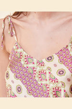 ETAM - גופיית סאטן PATCHY צבעונית - MASHBIR//365