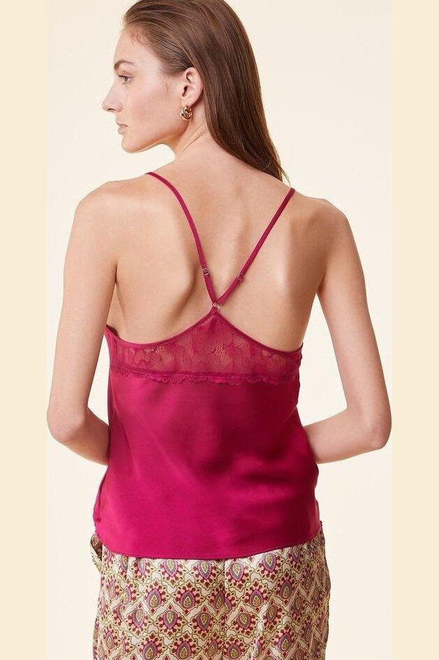 ETAM - גופיית סאטן RELAX פוקסיה - MASHBIR//365