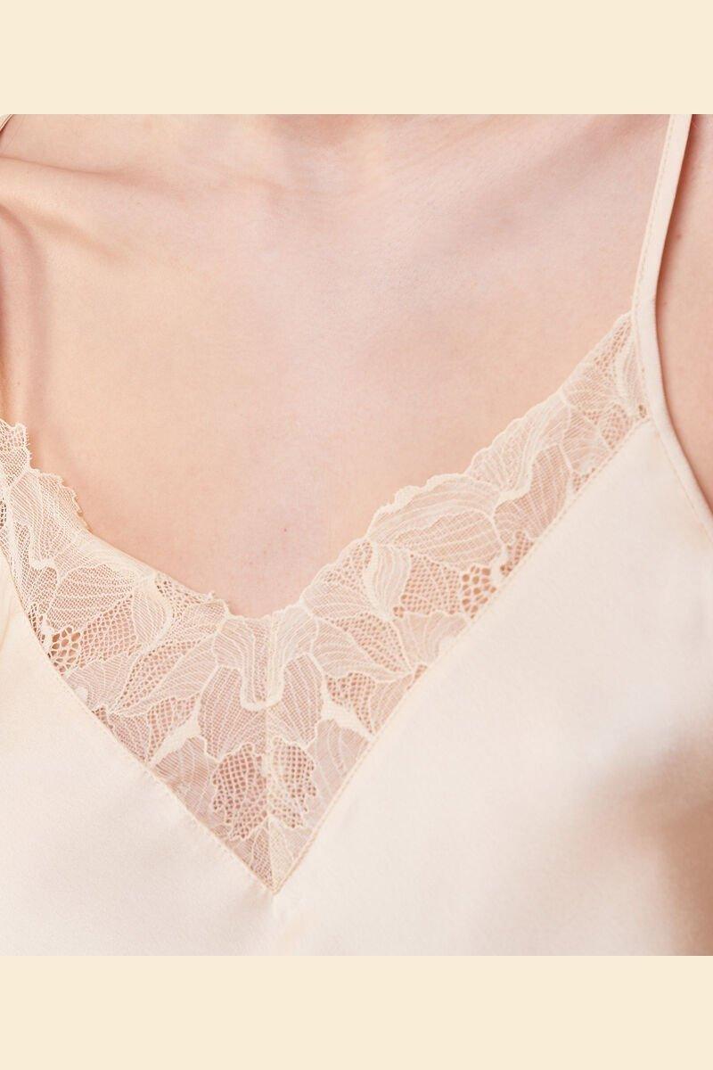 ETAM - גופיית סאטן RELAX קרם - MASHBIR//365