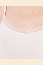 ETAM - גופיית ספגטי תרמית WARM ME UP קרם - MASHBIR//365