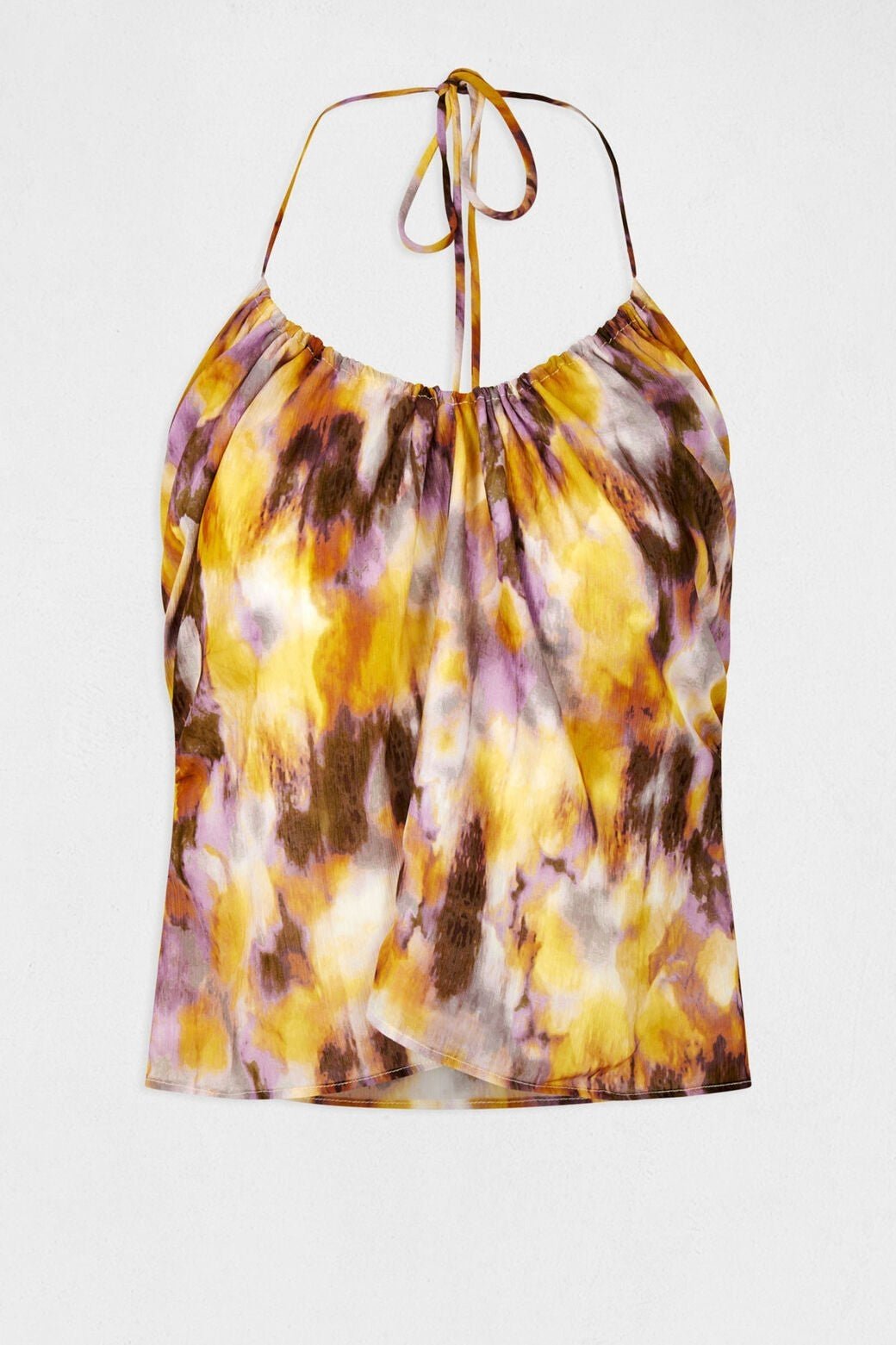 MORGAN - גופיית סטרפלס בשילוב צבעים - MASHBIR//365