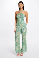 MORGAN - גופיית סטרפלס עם רצועות קשירה בצבע ירוק - MASHBIR//365