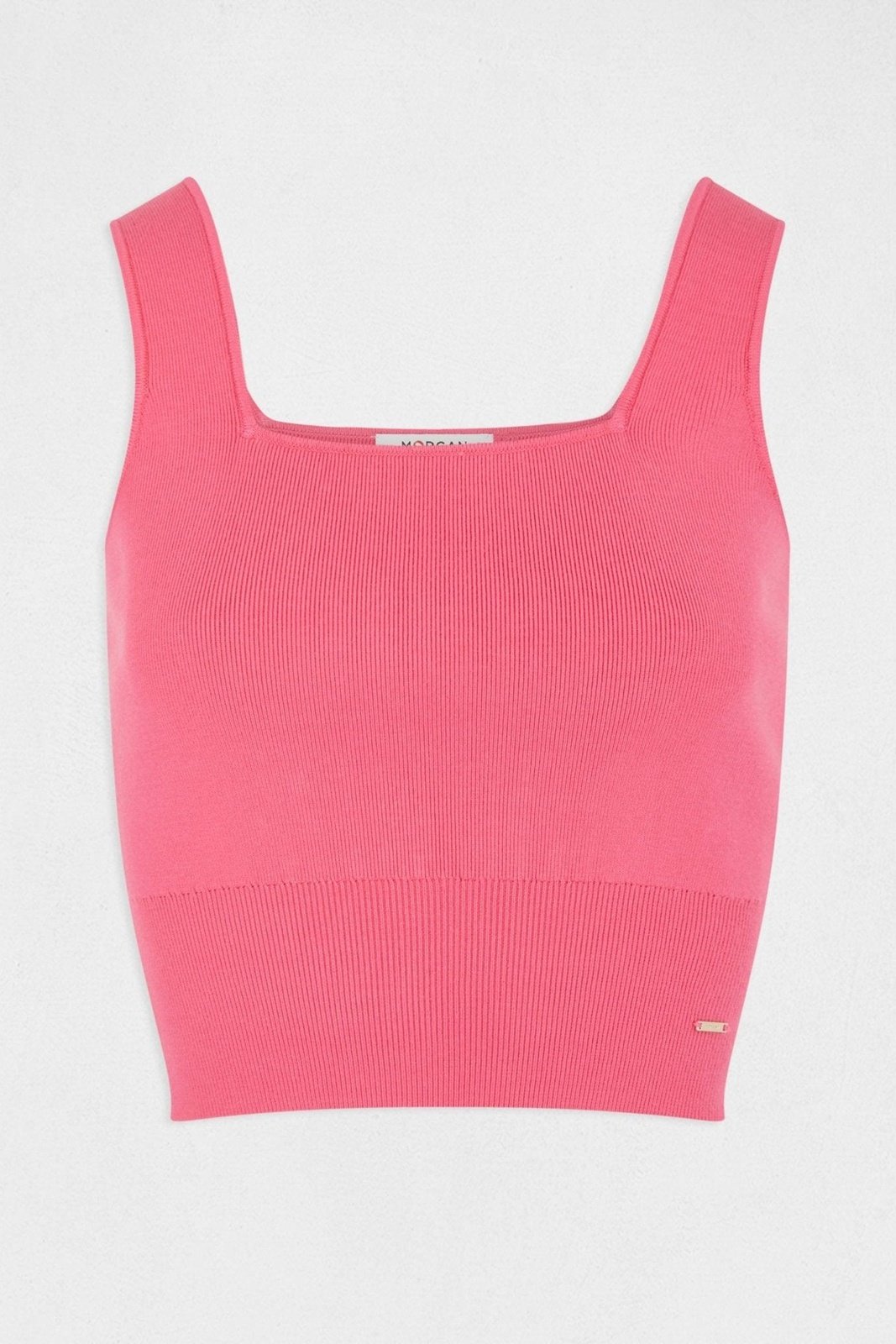 MORGAN - גופיית סריג בצבע ורוד - MASHBIR//365