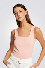 MORGAN - גופיית סריג בצבע ורוד - MASHBIR//365