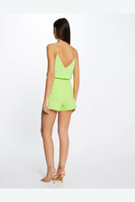 MORGAN - גופיית תחרה בצבע ירוק - MASHBIR//365