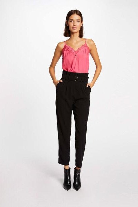 MORGAN - גופיית תחרה בצבע ורוד - MASHBIR//365