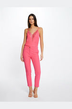 MORGAN - גופיית תחרה בצבע ורוד - MASHBIR//365