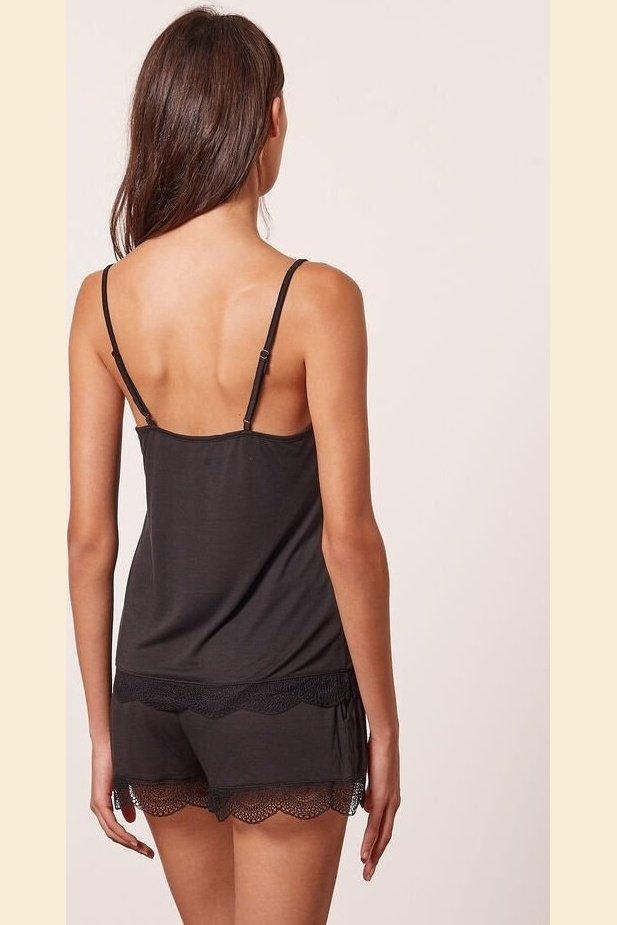 ETAM - גופיית WARM DAY שחורה - MASHBIR//365