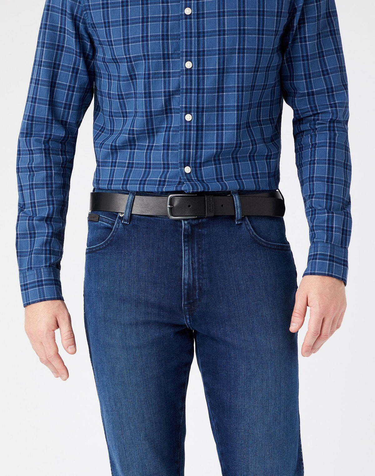 WRANGLER - חגורה עם לוגו קלאסית - MASHBIR//365