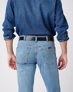 WRANGLER - חגורה עם לוגו קלאסית - MASHBIR//365