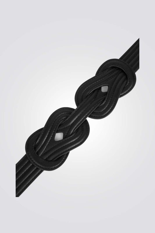 MORGAN - חגורת נשים בצבע שחור - MASHBIR//365