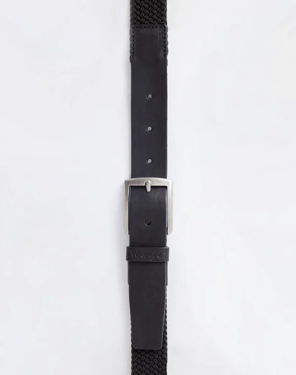 WRANGLER - חגורת WEBBING BELT שחורה - MASHBIR//365