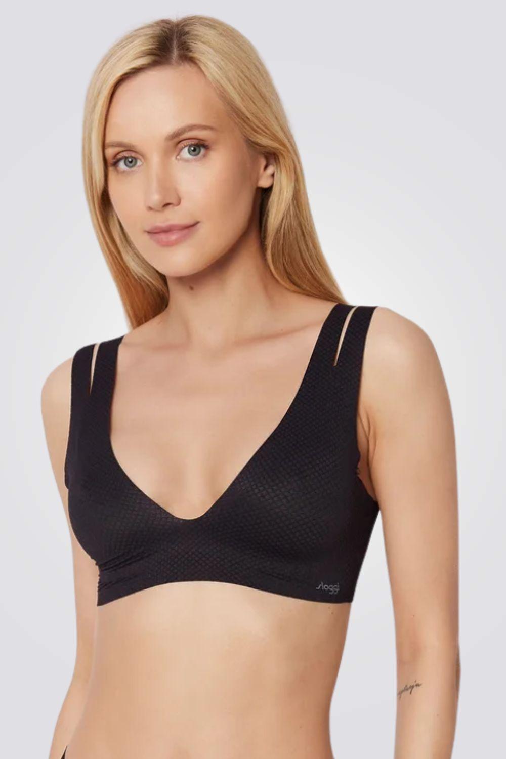 SLOGGI - גוזיה ZERO FEEL FLOW לנשים בצבע שחור - MASHBIR//365