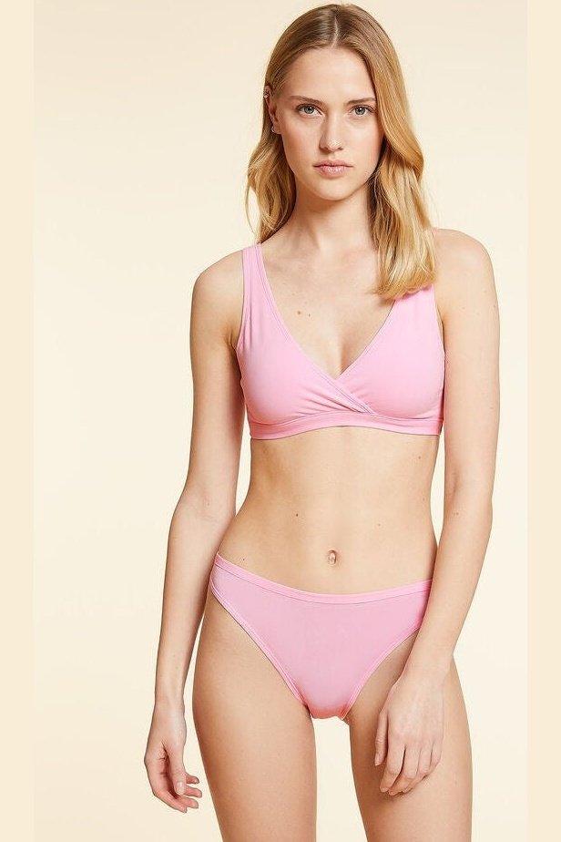 ETAM - גוזייה דו צדדית COTON 360 ורוד - MASHBIR//365