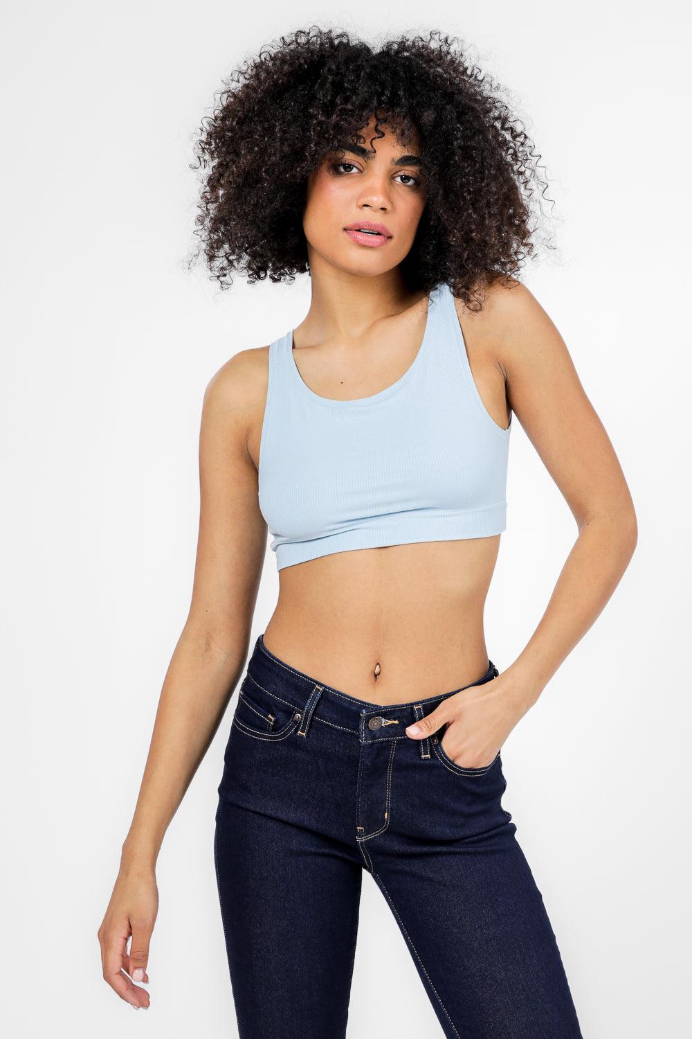 DELTA - גוזייה מבד ריב ללא ריפוד 720 STRETCH בצבע כחול - MASHBIR//365