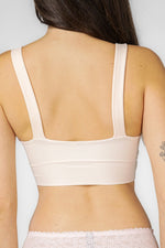 DELTA - גוזייה כתפיות רחבות ללא ריפוד 720 STRETCH בצבע NUDE - MASHBIR//365