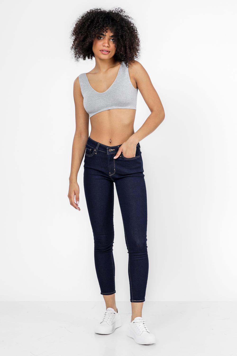 DELTA - גוזיית ריב דו כיוונית עם ריפוד נשלף בצבע אפור - MASHBIR//365