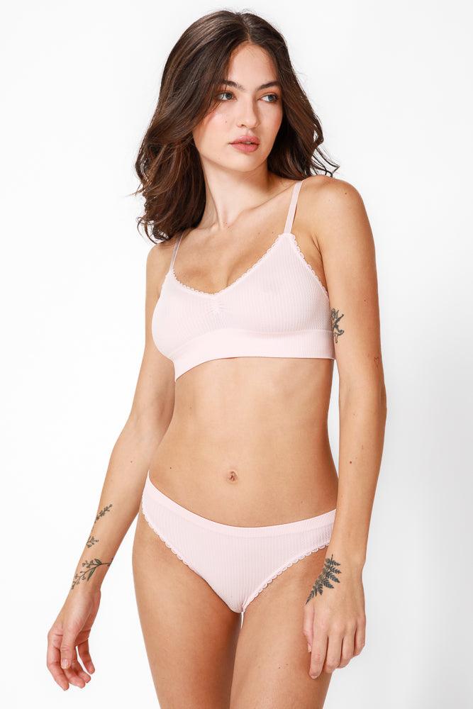 DELTA - גוזיית ריב משולשים בצבע ורוד - MASHBIR//365