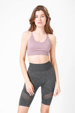 KENNETH COLE - גוזיית ספורט מחשוף עגול סגול - MASHBIR//365