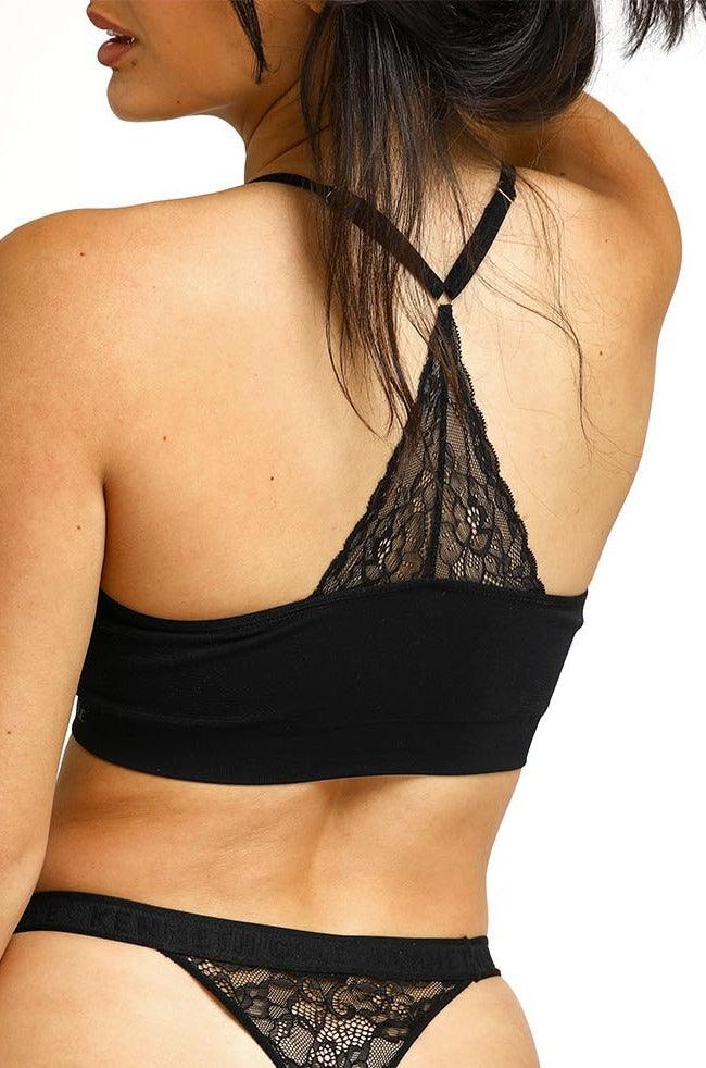 KENNETH COLE - גוזיית תחרה בגב שחור - MASHBIR//365