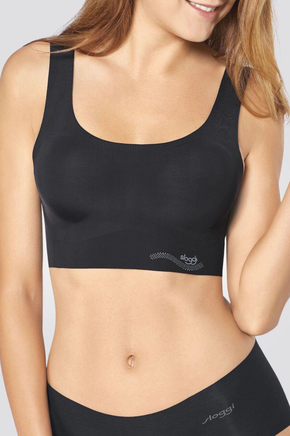 SLOGGI - גוזיית ZERO FEEL TOP שחורה - MASHBIR//365