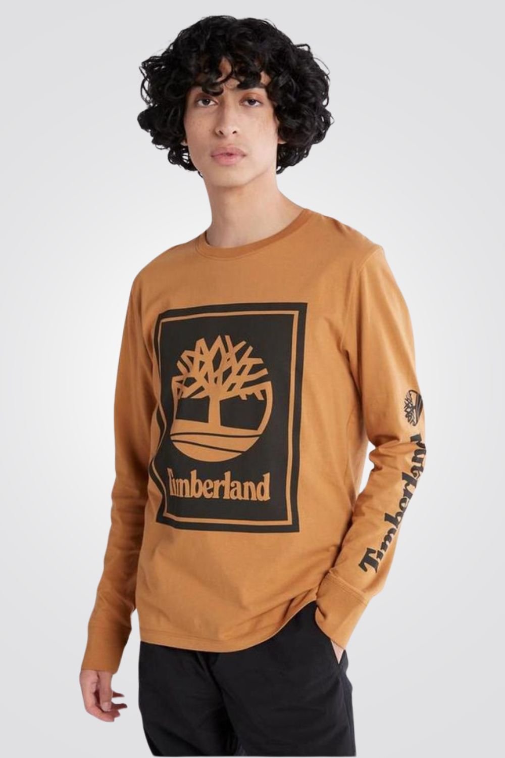 TIMBERLAND - טי שירט עם לוגו קדמי - MASHBIR//365