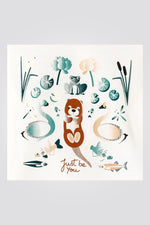 OBAIBI - טי שירט שרוול ארוך לתינוקות עם הדפס פרחים בירוק ודובי חום - MASHBIR//365