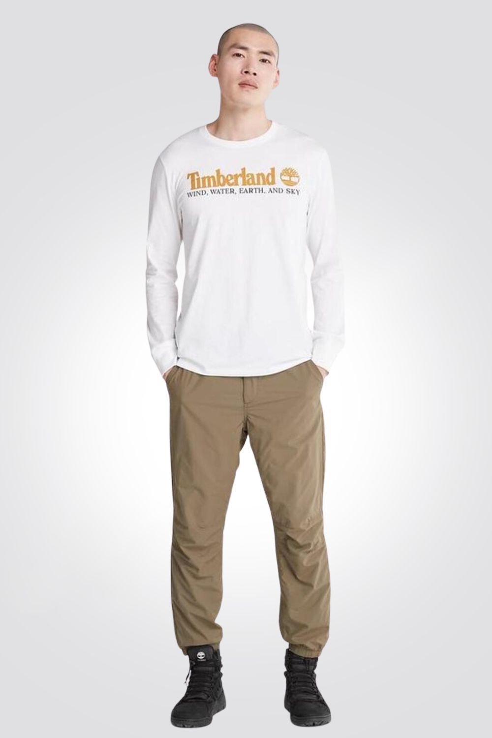 TIMBERLAND - טי שירט שרוולים ארוכים WIND,WATER,EARTH & SKY - MASHBIR//365