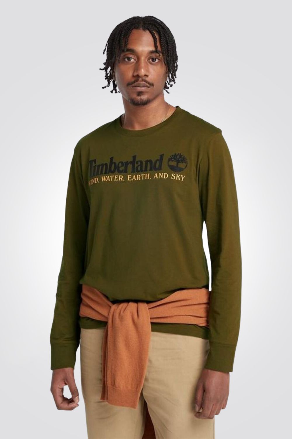 TIMBERLAND - טי שירט שרוולים ארוכים WIND,WATER,EARTH & SKY - MASHBIR//365