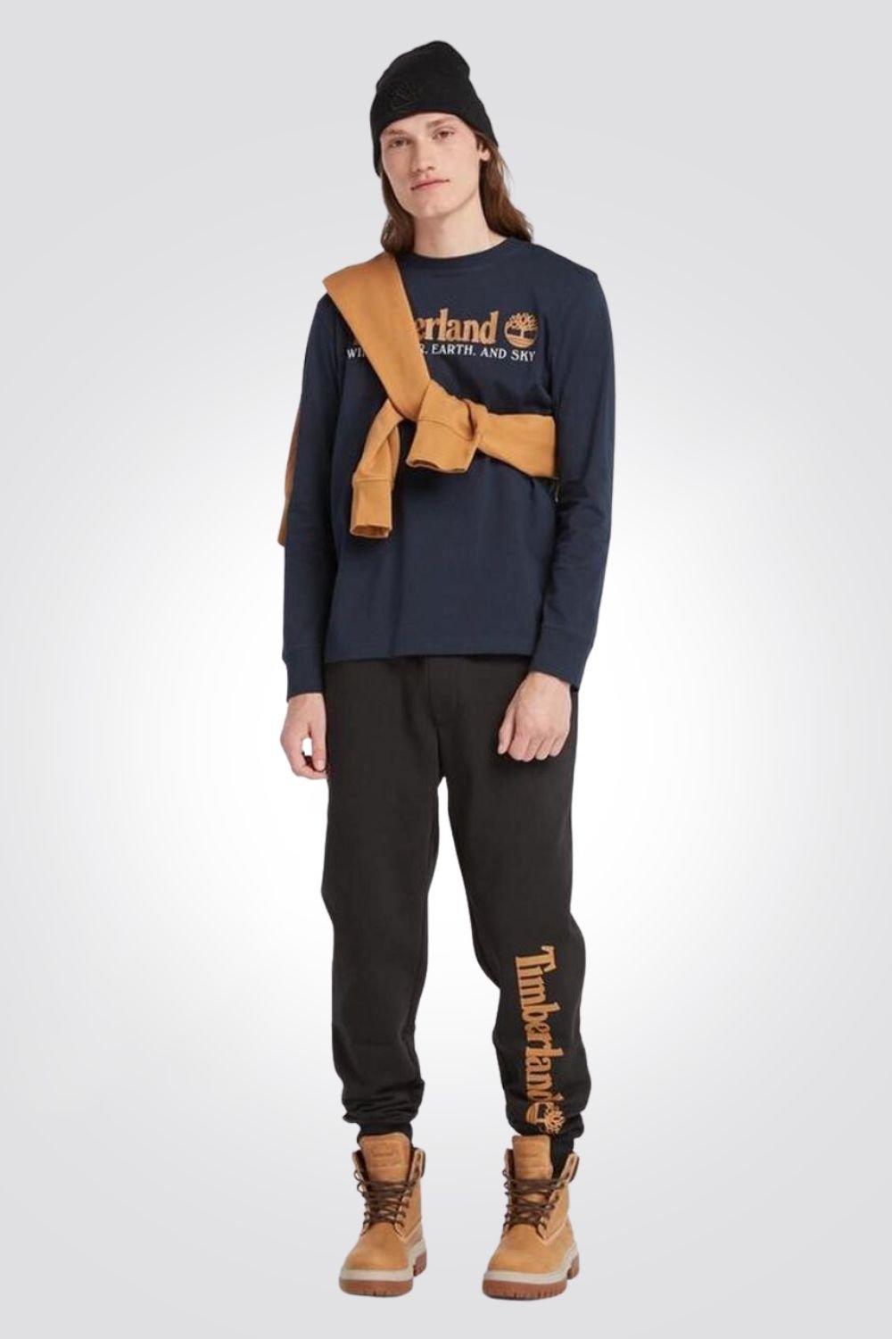 TIMBERLAND - טי שירט שרוולים ארוכים WIND,WATER,EARTH & SKY - MASHBIR//365