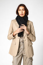 KENNETH COLE - צעיף לנשים בצבע שחור - MASHBIR//365