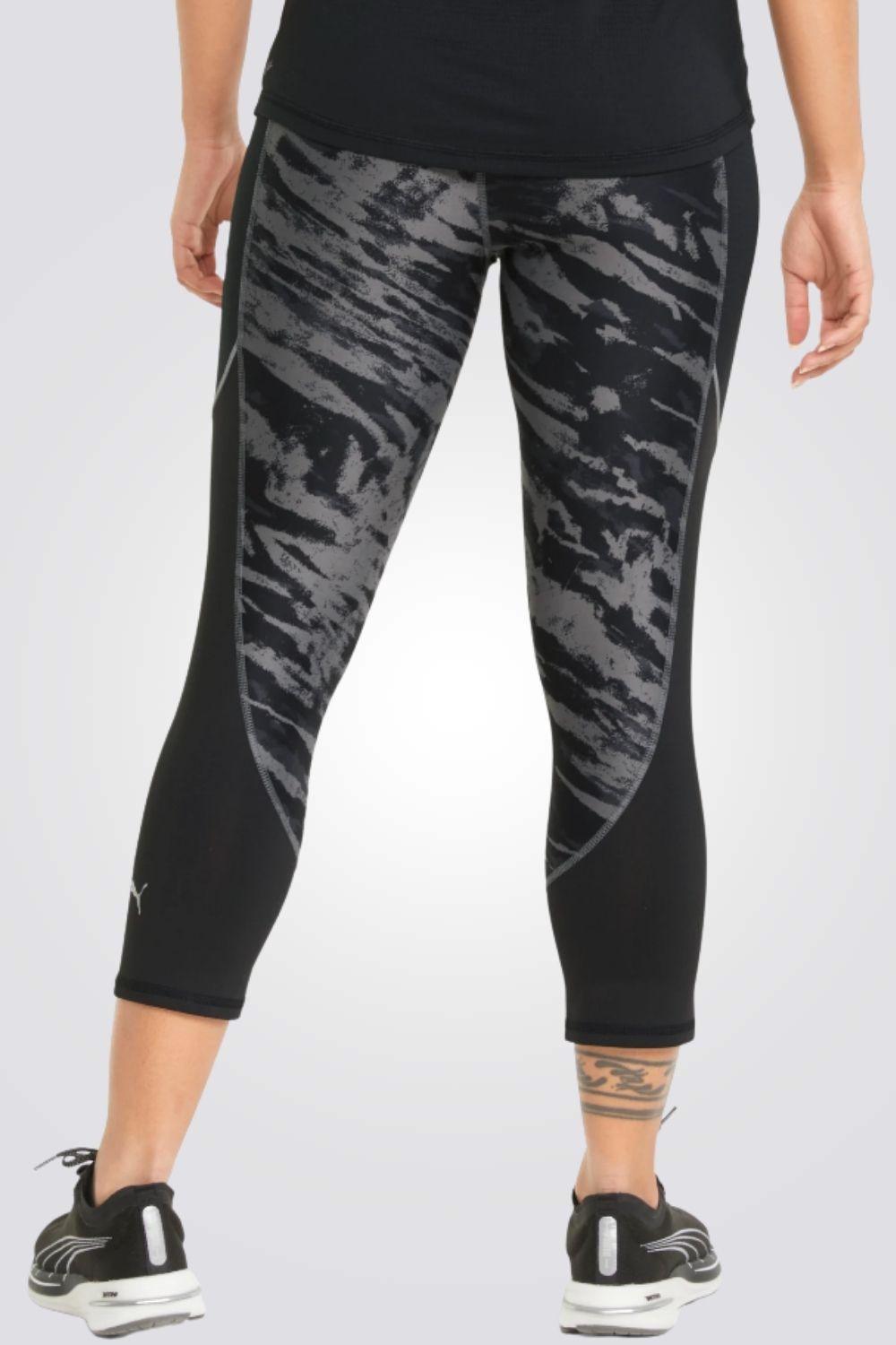 PUMA - טייץ 3/4 RUN 5K GRAPHIC HW 3 בצבע שחור - MASHBIR//365