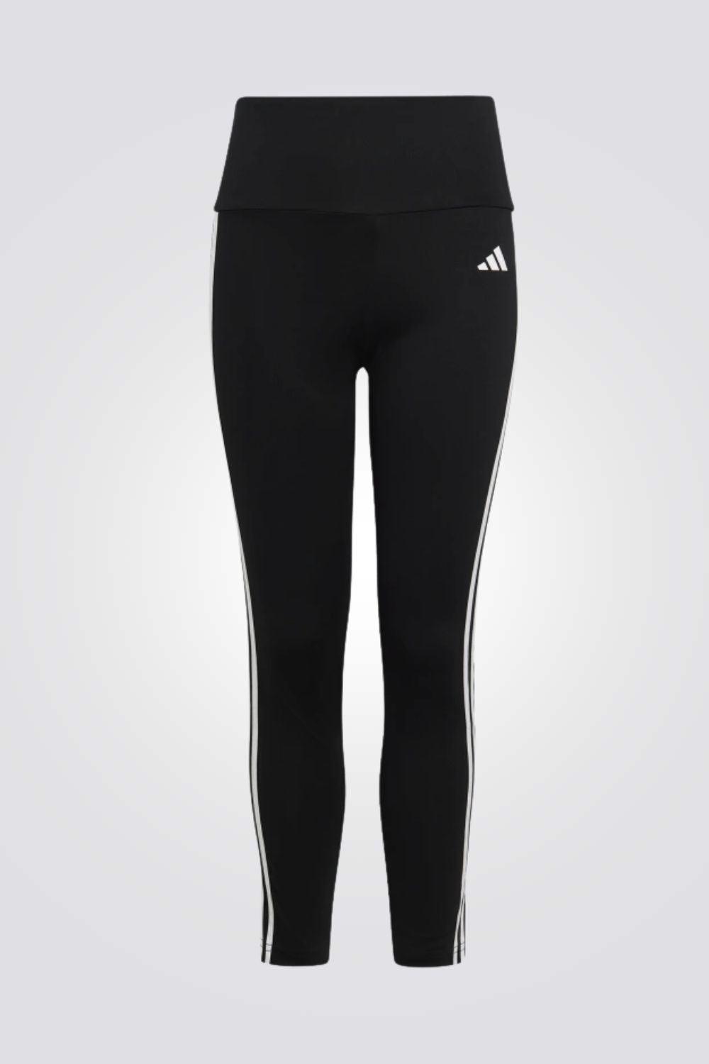 ADIDAS - טייץ 7/8 ESSENTIALS AEROREADY 3-STRIPES לנערות בצבע שחור - MASHBIR//365