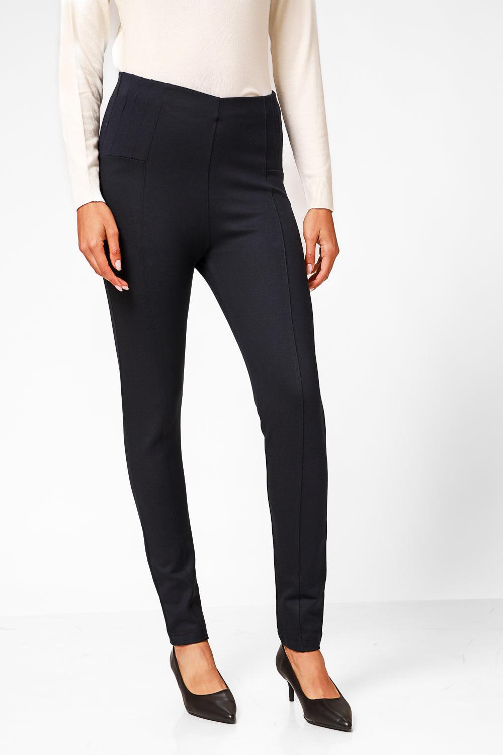 KENNETH COLE - טייץ אלגנטי תיפורים בולטים בצבע נייבי - MASHBIR//365