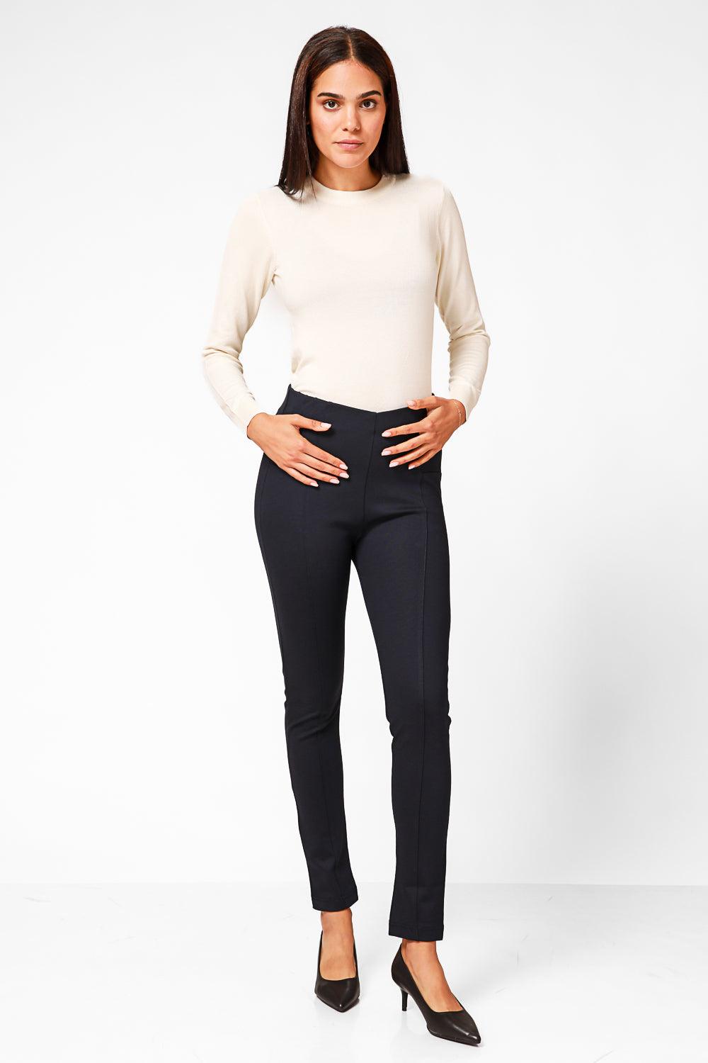 KENNETH COLE - טייץ אלגנטי תיפורים בולטים בצבע נייבי - MASHBIR//365