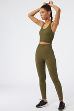 ETAM - טייץ ארוך ACTIVE ירוק זית - MASHBIR//365