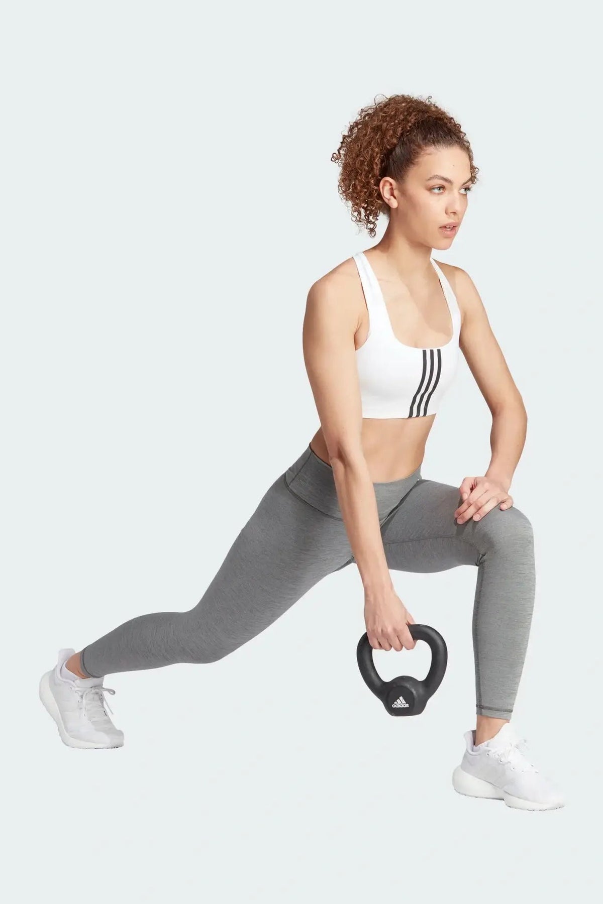 ADIDAS - טייץ ארוך לנשים בצבע אפור - MASHBIR//365