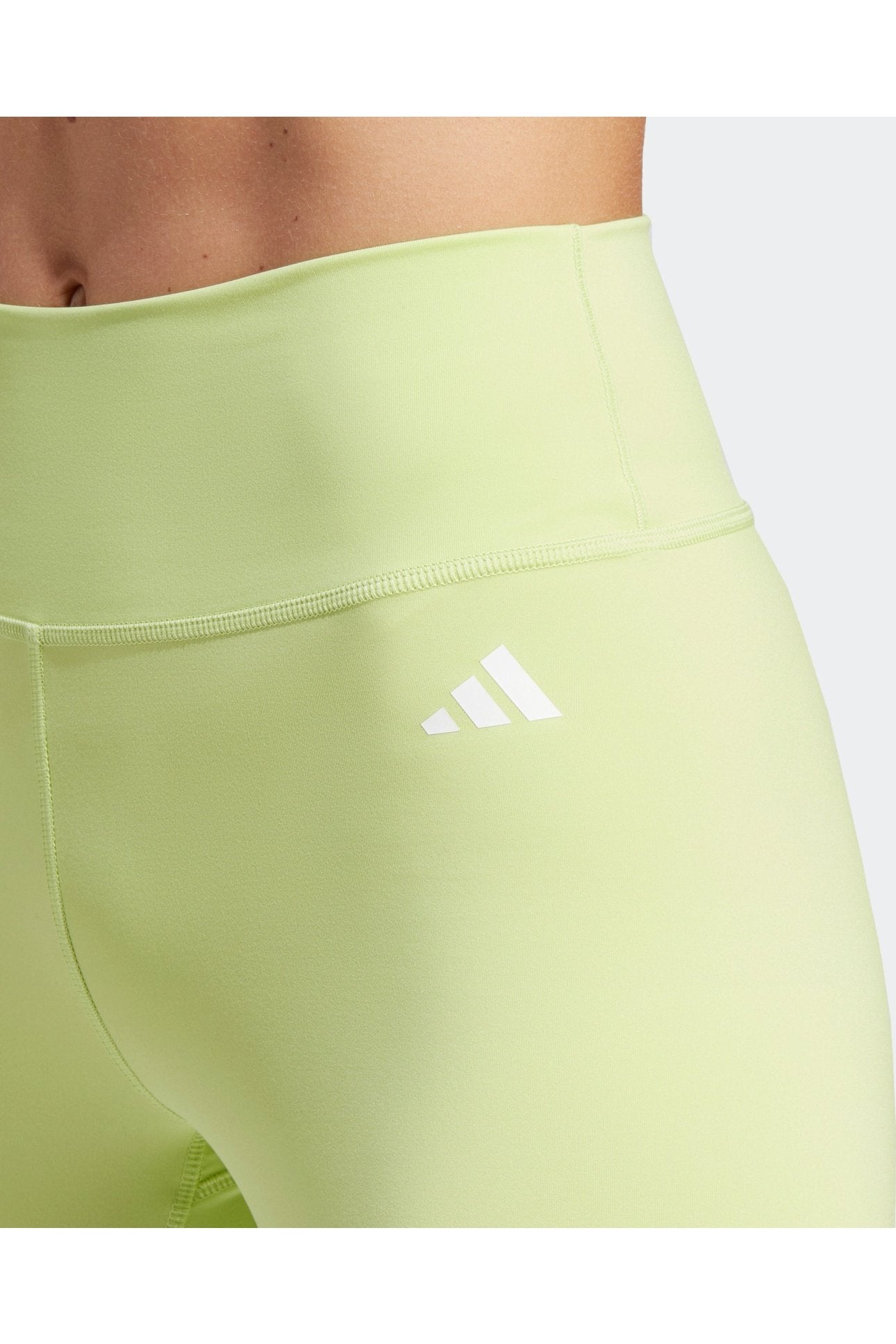 ADIDAS - טייץ ESSENTIALS HIGH WAISTED 7/8 בצבע ירוק זוהר - MASHBIR//365